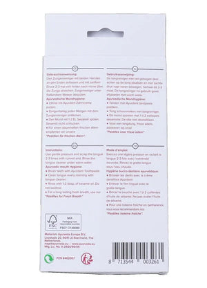 Maharishi Ayurveda Tongue Scraper, Stainless Steel